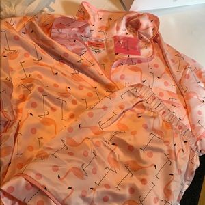 Kate Spade 2 Piece Flamingo Pajama Set